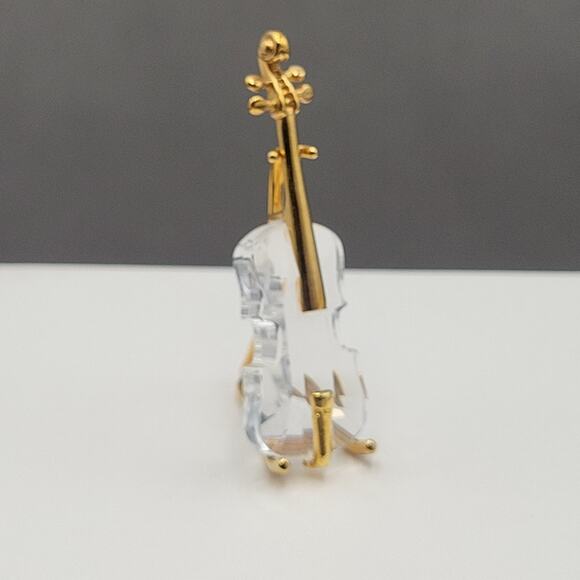 Swarovski Violin With Stand Crystal Memories Figurine Vintage Retired - Picture 3 of 13